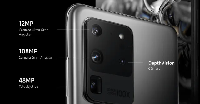 Samsung Galaxy S20 Ultra Negro/Plata