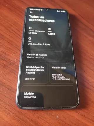 Xiaomi Mi 9 Lite Azul