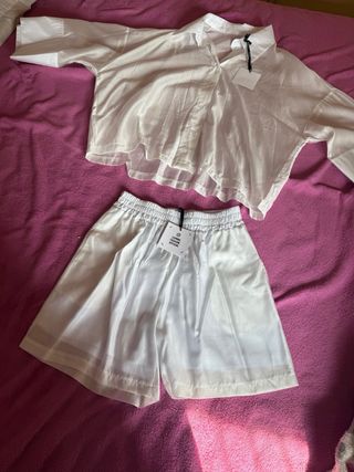 Conjunto 2 piezas blanco