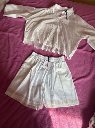 Conjunto 2 piezas blanco