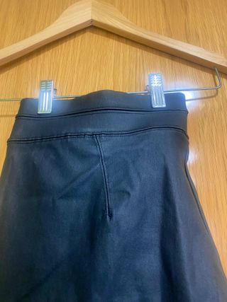 Pantalón Leggings de Mujer Negros Encerados