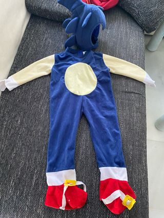 Disfraz Sonic 2 años