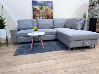 Sofá Cama Gris Tela