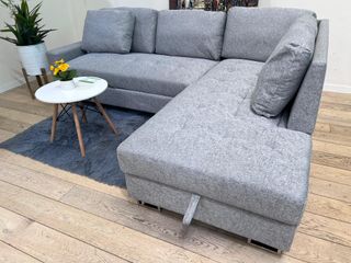 Sofá Cama Gris Tela