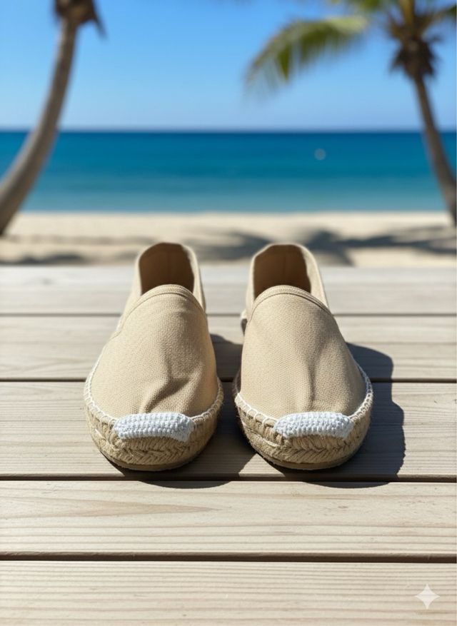 Alpargatas Planas Beige Lona