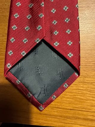 Corbata roja Ralph Lauren. 100% Original. 