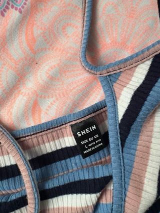 Vestido de rayas casual talla L