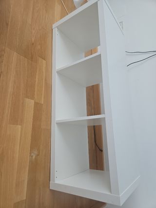 Mueble Kallax 3 huecos blanco