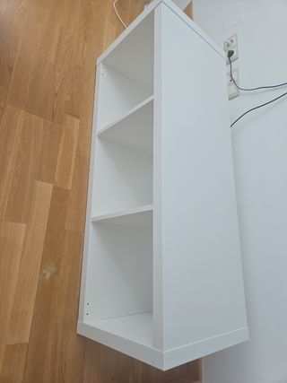 Mueble Kallax 3 huecos blanco