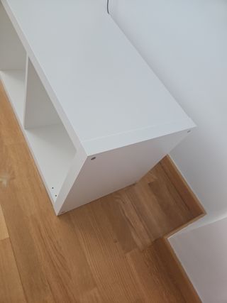 Mueble Kallax 3 huecos blanco