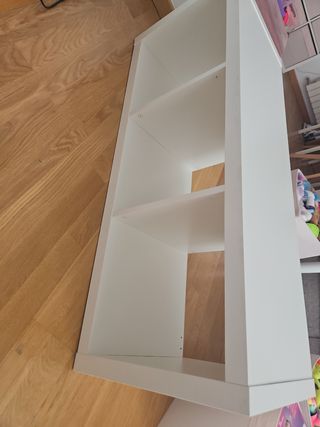 Mueble Kallax 3 huecos blanco