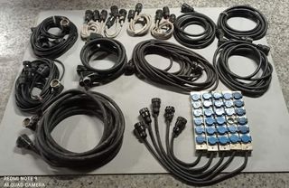 Lote cables iluminación profesional