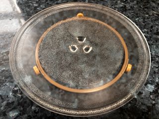 Plato giratorio microondas vidrio