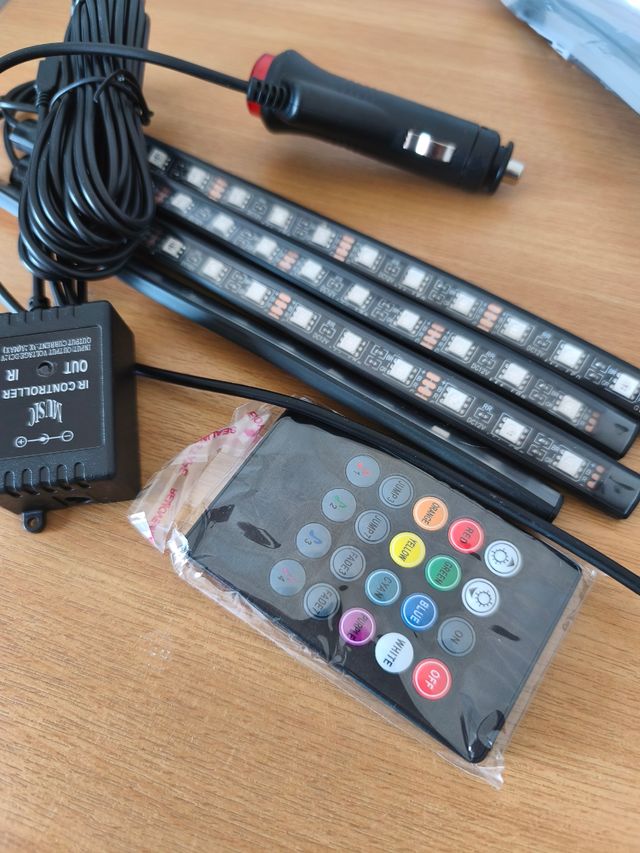 Luces LED para Coche con Mando
