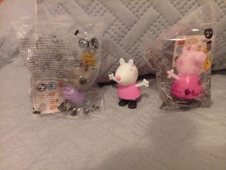Pack 3 Figuras Peppa Pig Burger King