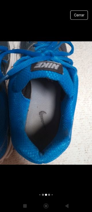Zapatillas Nike Azules y Grises