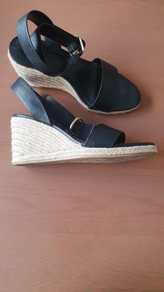 Sandalias Mango Mujer Negras