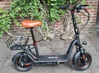 Patinete Eléctrico - Asiento, Cesta y Amortiguador