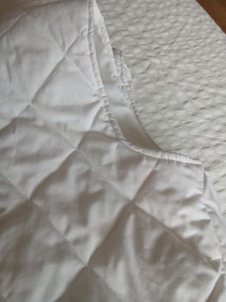Chaleco acolchado trabajo blanco