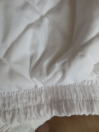 Chaleco acolchado trabajo blanco