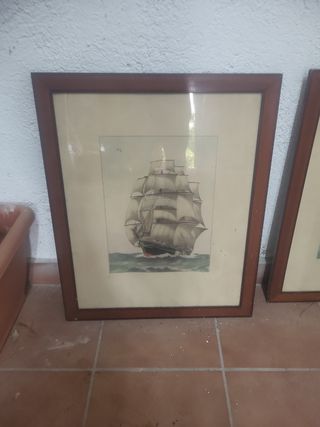 Cuadros de barcos antiguos
