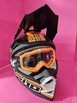 Casco Integral Hebo KONIK MX V321 (TL)  + Gafas protectoras