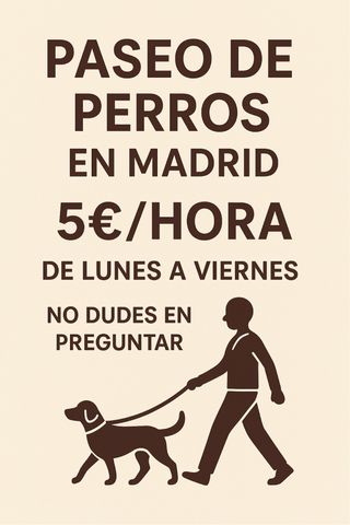 Paseadora de perros