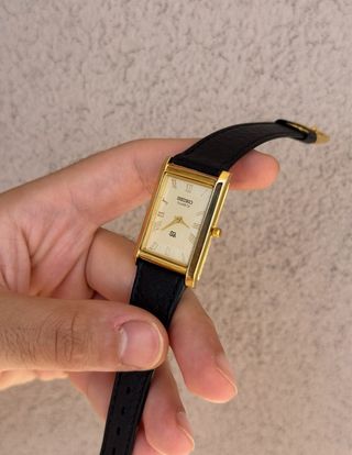 Orologio Seiko Tank Vintage Oro Nero