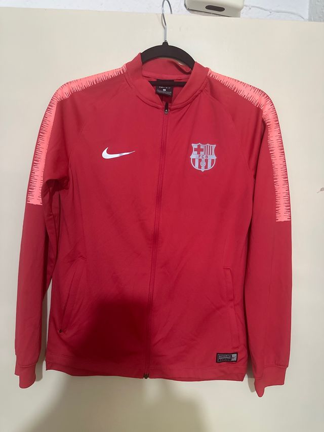 Abrigo mujer Nike Dri-Fit FCB Rojo