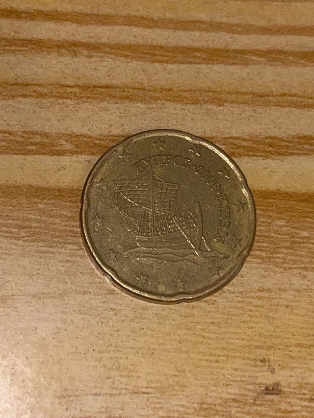 Chipre 20 Cent€ 2008 Barco Kyrenia