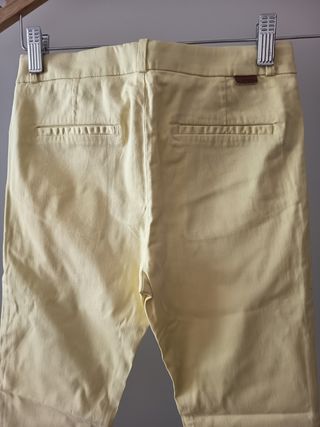 Calças Zara Rapariga Amarelas