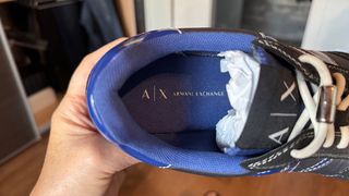 Zapatillas Armani Exchange Mujer Negras y Azules