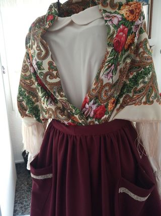 Traje Regional Aldeana, Falda pañal