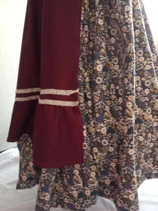 Traje Regional Aldeana, Falda pañal