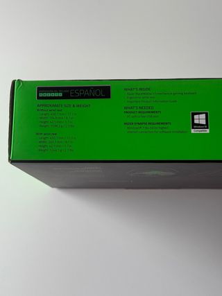Teclado Razer Blackwidow V3 Mecánico RGB