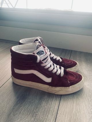 Zapatillas Vans SK8 HI Burdeos 
