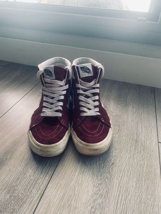 Zapatillas Vans SK8 HI Burdeos 
