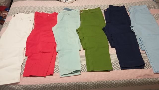Lote 6 vaqueros colores