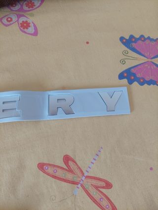 Letras Discovery para coche Land Rover
