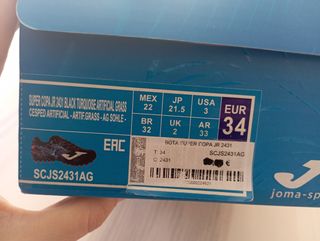 Bota Joma Super Copa JR Talla 34