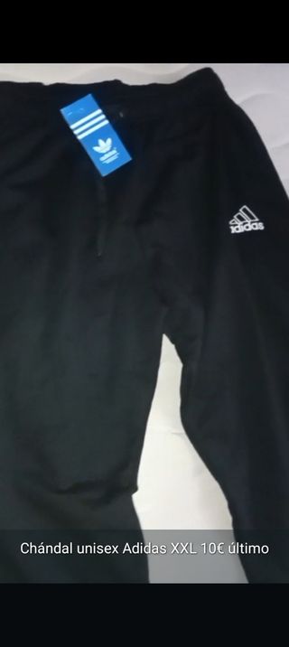 Chándal Adidas Unisex XXL Negro