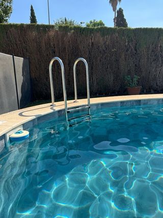 Escalera Piscina 3 Peldaños acero inoxidable nueva