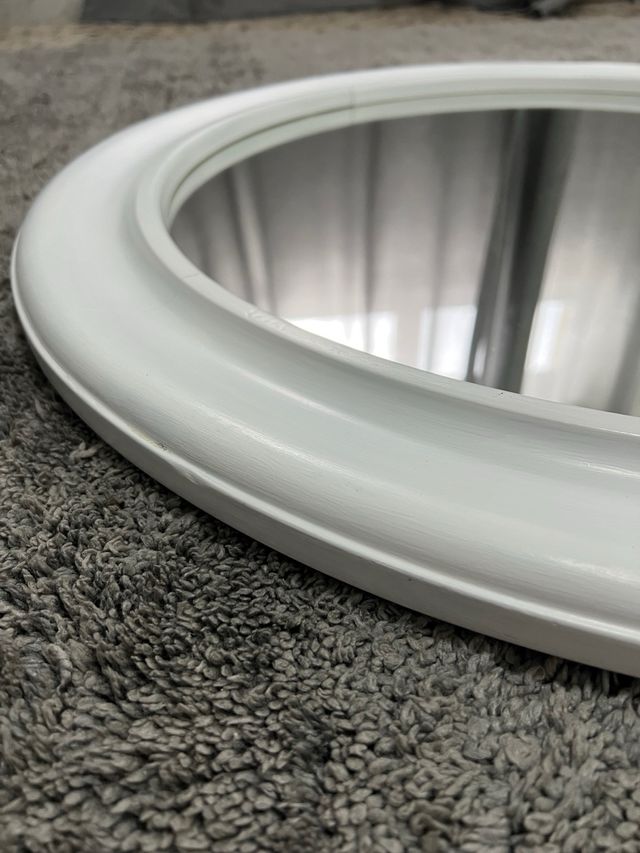 Specchio tondo vintage shabby 74x74