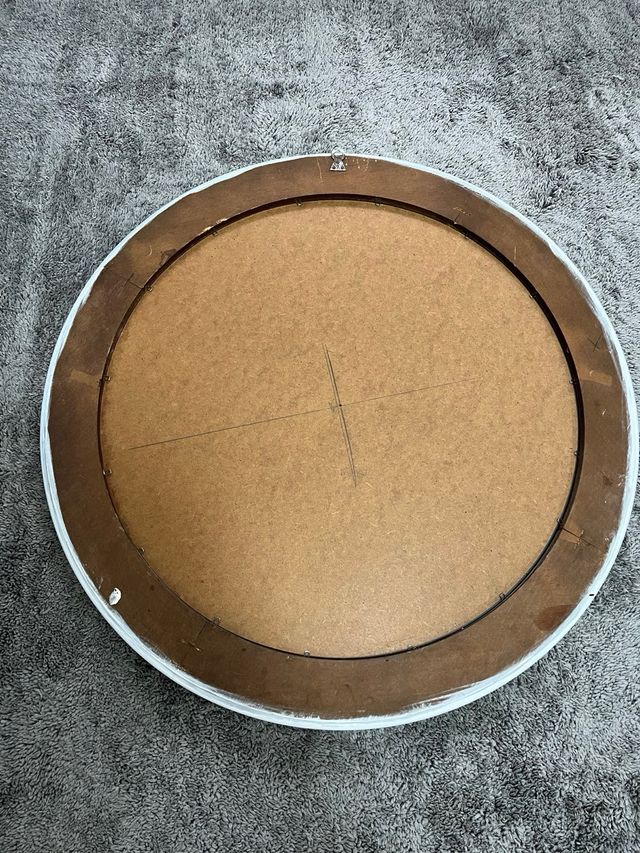 Specchio tondo vintage shabby 74x74