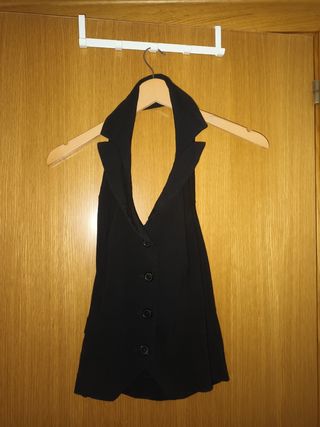 Camisa chaleco negro