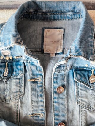Giacca di jeans bimba
