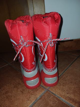 Scarponi da neve rossi taglia 38