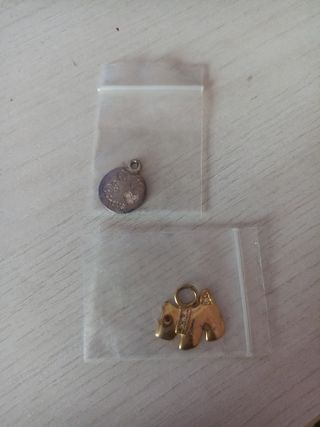 Set 2 ciondoli TOUS oro e argento