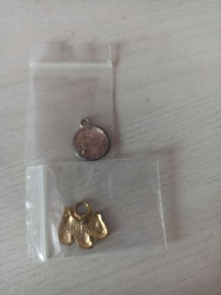 Set 2 ciondoli TOUS oro e argento