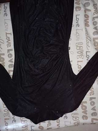 Vestito nero scintillante